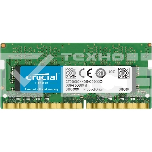 Оперативная память для мобильного ПК, CRUCIAL 32GB Single DDR4 3200MHz SODIMM.(RCISCT32G4SFD832A)(CT32G4SFD832A)