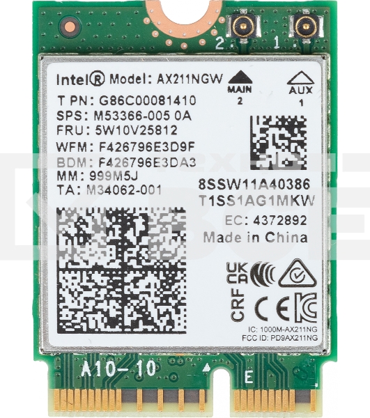 Адаптер Intel (AX211.NGWG.NV 999M5J)