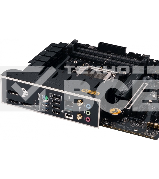 Материнская плата ASUS TUF GAMING B650M-E WIFI, AM5, AMD B650, 4xDDR5, 4xSATA, 2xM.2, 1xPCI-E 4.0 x16, 2xPCI-E x1, 2xDP, 1xHDMI, 1x 2.5Gb LAN, 1xUSB-A 3.2 Gen 2, 2xUSB-A 3.2 Gen 1, 4xUSB 2.0, 1xUSB-C 3.2 Gen 2, 3x3.5 мм, 7.1, Micro-ATX