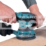 Шлифовальные машины Makita BO5041K ЭШМ, 300Вт,ф125мм,4000-12000об\м,ампл-2.8мм,1.4кг,чем,п\сборник,доп.рукоятка, фото6