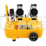 Компрессор безмаслянный малошумный DLS 1500/50, 1500 Вт, 2х750, 50 л, 260 л/мин  Denzel, фото5