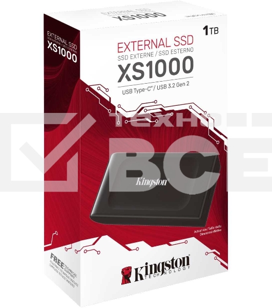 Накопитель SSD Kingston USB-C 1TB SXS1000/1000G XS1000 1.8