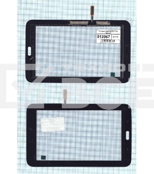 Сенсорное стекло (тачскрин) для Samsung Galaxy Tab 3 7.0 Lite SM-T110, черное