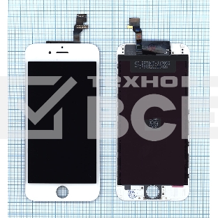 Дисплей для Apple iPhone 6 в сборе с тачскрином AAA белый