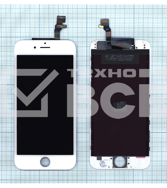 Дисплей для Apple iPhone 6 в сборе с тачскрином AAA белый