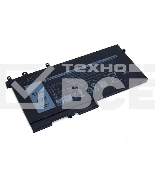 Аккумуляторная батарея для ноутбука Dell Precision 15 3520  11.4V 51Wh
