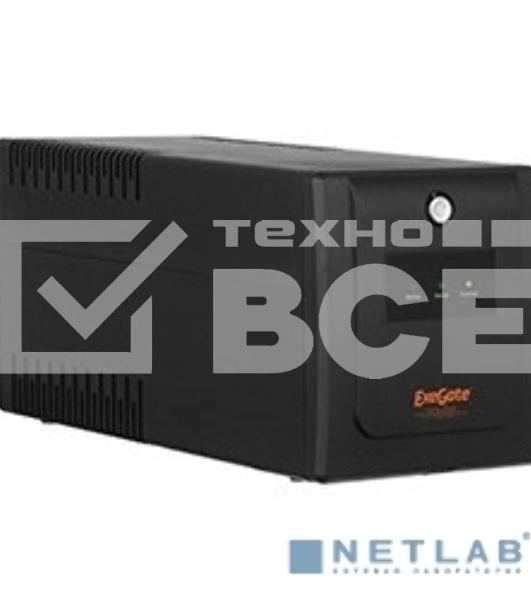 Источник бесперебойного питания ExeGate EP285481RUS SpecialPro UNB-1000.LED.AVR.C13.RJ <1000VA/650W, LED, AVR, 6*IEС-C13, RJ45/11, Black>