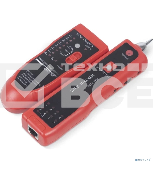 Тестер Cabeus, кабельный, питание: батарейки, корпус: пластик, (CAB.HT-462)