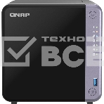 Сетевое хранилище NAS Qnap TS-432X-4G 4-bay настольный Alpine AL-524, фото3