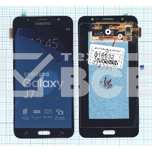 Дисплей для Samsung Galaxy J7 (2016) SM-J710F в сборе с тачскрином черный