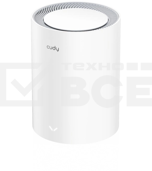 Бесшовный Mesh роутер Cudy M3000(1-PACK) AX3000 10/100/1000/2500BASE-T, белый