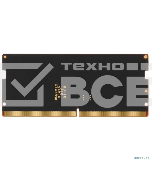 Оперативная память Crucial, DDR5, 16GB (1x16 GB), 5600 MHz, CL46, SO-DIMM