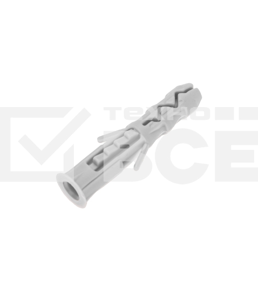 Дюбель распорный Kranz 6х30мм, серый, нейлон, пакет (100 шт/уп)