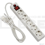 Сетевой фильтр Гарнизон для ИБП, 5 р, 10А, 1.8 м, ур.защиты 4, белый, пакет, фото4