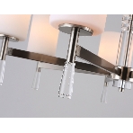Люстра Ambrella light LH56253/7 SN/FR никель/белый матовый E27/7 max 60W D750*590, фото5