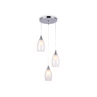 Светильник Ambrella light TR3548/3 CH/CL хром/прозрачный E14 max 40W 370*130*1000