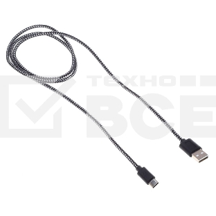 Кабель Buro Braided USB A(m)-USB Type-C (m) 1м (BHP RET TYPEC1)