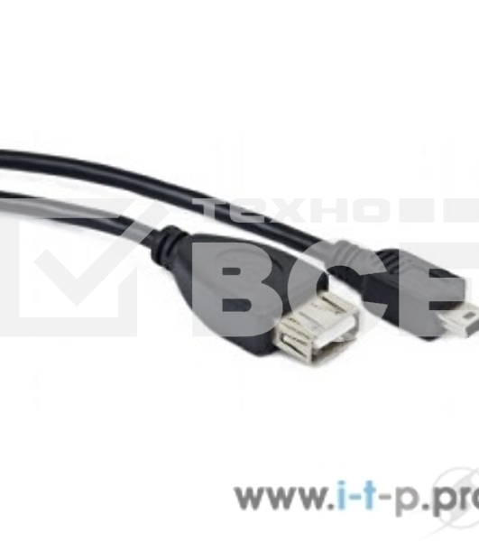 Кабель Gembird/Cablexpert A-OTG-AFBM-002 AF/Mini-BM, 0.15м, пакет