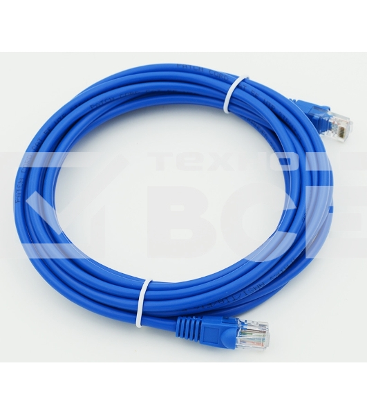 Сетевое оборудование Patchcord molded 5E Copper 5m blue