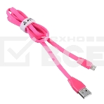 Кабель USB ACD-Life Lightning ~ USB-A TPE, 1м, маджента (ACD-U920-P5M), фото 1