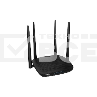 Маршрутизатор Tenda AC5 1200Mbps 11AC wave2Router, MU-MIMO,1Ghz CPU，4X5dbi Antennas, 1X100Mbps WAN, 3x100Mbps LAN,WiFi On/Off Switch,Universal Rep