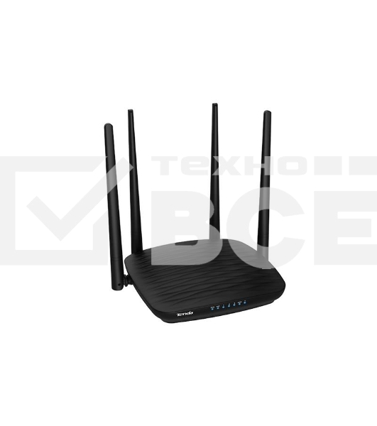 Маршрутизатор Tenda AC5 1200Mbps 11AC wave2Router, MU-MIMO,1Ghz CPU，4X5dbi Antennas, 1X100Mbps WAN, 3x100Mbps LAN,WiFi On/Off Switch,Universal Rep
