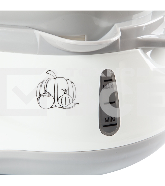 Пароварка электрическая Endever Vita-170, белый/серый, мощность 1000 Вт, объем 11 л