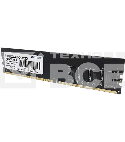 Оперативная память Patriot Signature, DDR4, 16GB (1x16 GB), 3200 MHz, CL22