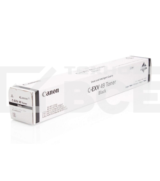 Картридж лазерный Canon C-EXV49BK (8524B002) черный (36 000 стр) для Canon imageRUNNER ADVANCE серий C3300, C3500, DX C3700, DX C3800