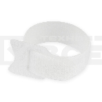 Хомуты-липучки на основе ленты Velcro® VT-110x11WT  110 x 11 мм, белые (12 шт.), фото 1