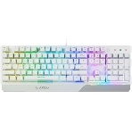 Клавиатура MSI Vigor GK30 белый USB Multimedia for gamer LED (подставка для запястий), фото 1