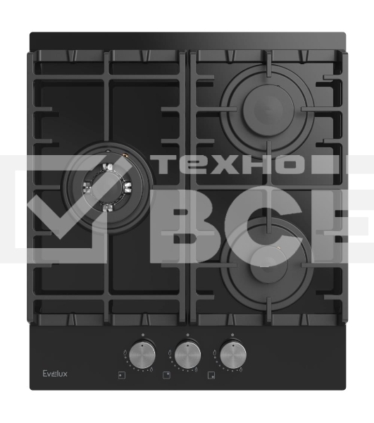 Газовая варочная панель Evelux HEG 450 BG