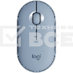 Мышь беспроводная Logitech Pebble M350 серый, 1000 dpi, радиоканал, Bluetooth, USB, кнопки - 3, фото18