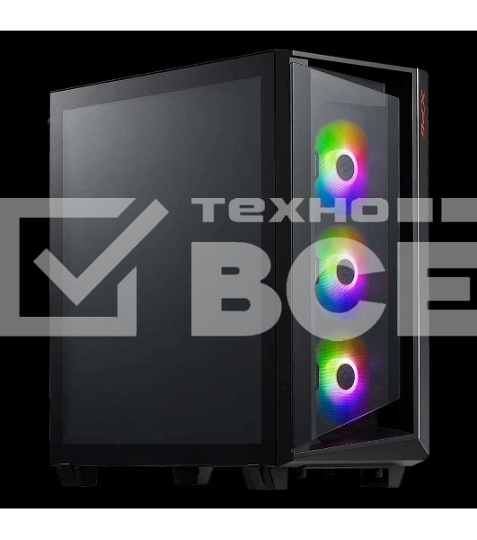 Компьютерный корпус ADATA XPG CRUISERST черный Mid-Tower, Micro-ATX, Mini-ITX, Standard-ATX