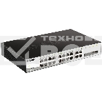 Коммутатор D-Link Gigabit Smart Switch with 16 10/100/1000Base-T ports and 4 Gigabit MiniGBIC (SFP) ports, фото3