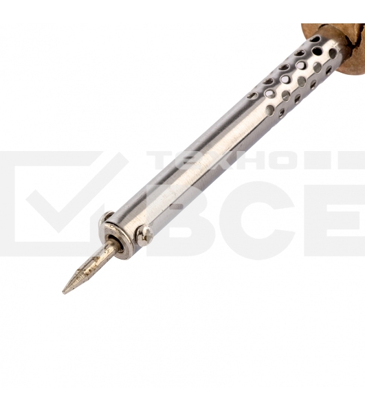 Паяльник Sparta с ручкой из дерева, 40 Вт