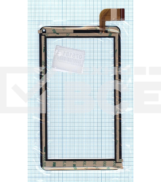 Сенсорное стекло (тачскрин) DEXP Ursus S270i Kid's, черное