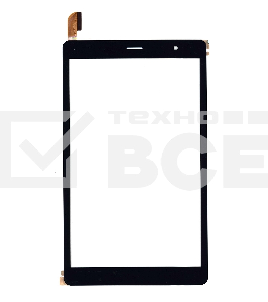 Сенсорное стекло (тачскрин) для Digma Optima 8 Z801, черное