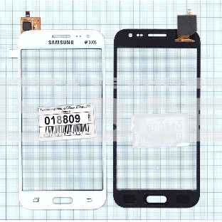 Сенсорное стекло (тачскрин) для Samsung Galaxy J2 SM-J200 белое