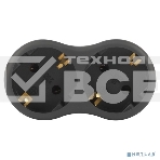 Разветвитель электрический ЭРА SPx-2e-B на 2 розетки с заземл. 16А черный, фото3
