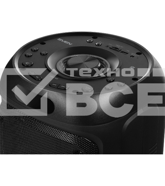 Мобильные колонки Sven PS-770 2.0 черный 2x50W  Bluetooth