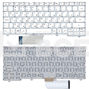 Клавиатура для ноутбука Lenovo IdeaPad 100S-11IBY белый без рамки