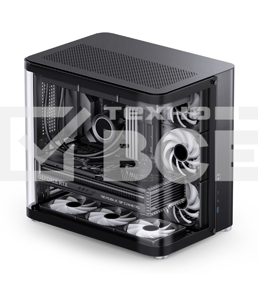 Компьютерный корпус JONSBO TK-2 Black ATX без БП, mini-ITX, micro-ATX, ATX, черный