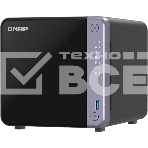 Сетевое хранилище NAS Qnap TS-432X-4G 4-bay настольный Alpine AL-524, фото2