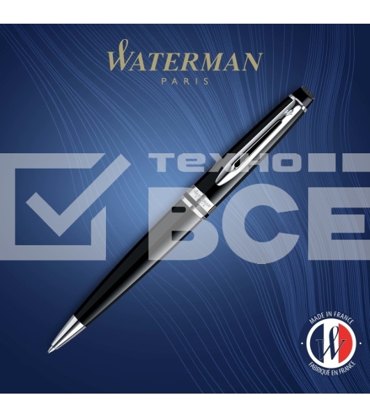 Ручка шариковая Waterman Expert 3 (CWS0951800) Black CT M син. черн. подар.кор.