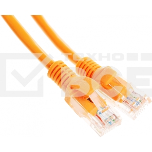 Патч-корд Premier PP12-0.25M/O 1000Гбит/с UTP 4 пары cat.5E CCA molded 0.25м оранжевый RJ-45 (m)-RJ-45 (m)