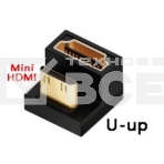 Переходник mini HDMI на HDMI U вверх, фото 1
