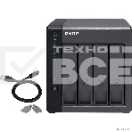 Полка расширения сетевого хранилища без дисков channel QNAP DAS TR-004 4 Bay 2.5/3.5 SATA Type-C USB 3.1 Gen 1 (5 Gb/s) Direct Attached Storage with Hardware RAID, фото8