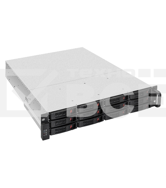 Серверная платформа ExeGate Pro 2U550-HS12 (RM 19', высота 2U, глубина 550, Redundant БП 2x800W, 12xHotSwap, USB)