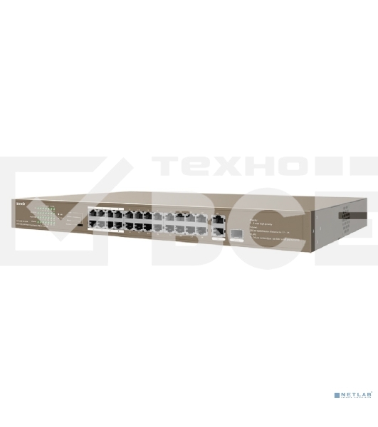 Коммутатор Tenda TEF1126P-24-250W 26-Портовыйбез управления FE c 24 портами PoE